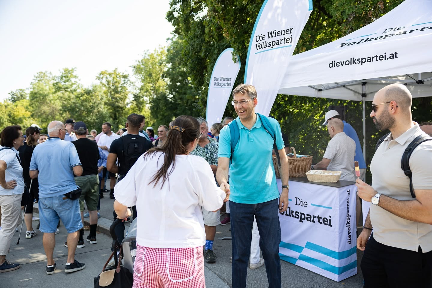 Markus Figl im Austausch bei der Zukunfts KI-Tour